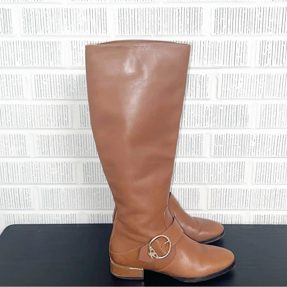 TORY BURCH Sofia Leather Riding Boot
